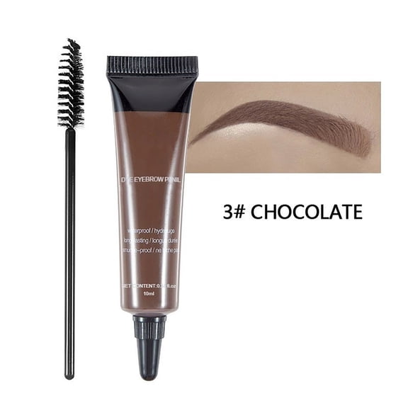 Eyelash & Eyebrow Color Kit, 2 in 1 Professional Lash & Brow Color Kit Lash Color Kit with Brush, Extreme Hold Tinted Eyebrow Gel, Waterproof Smudge-proof Professional Brow Color Kit, Eyebrow Makeup