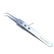Eyelash Eyebrow Lashes Extensions Volume 3D+ 5D 6D Stainless Steel Tweezers 45 Degree Semi Angled