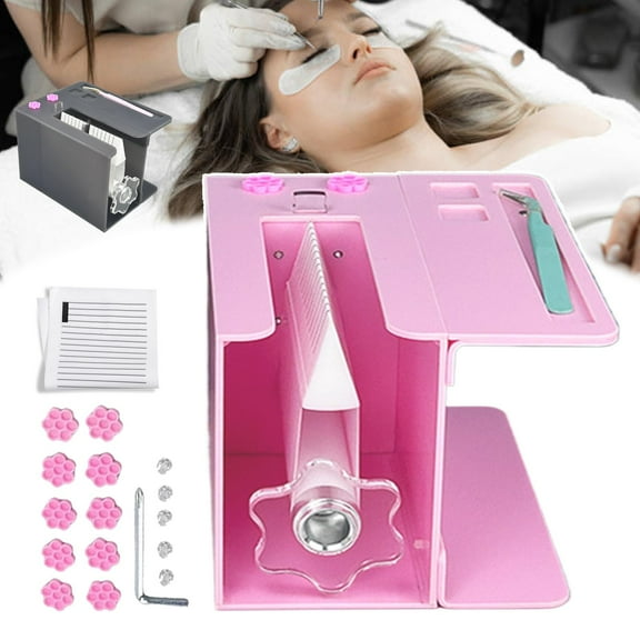 Eyelash Flowering Machine,Lash Extension Fan Making Tool With Extension Bracket,Semi Automatic Eyelash Flowering Tool-Effortless Lash Extension Fan Maker For Professional Lash Artists