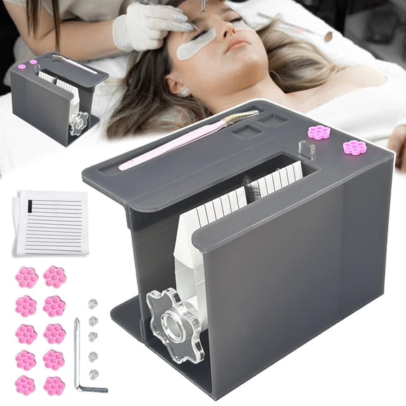 Eyelash Flowering Machine,Lash Extension Fan Making Tool With Extension Bracket,Semi Automatic Eyelash Flowering Tool-Effortless Lash Extension Fan Maker For Professional Lash Artists