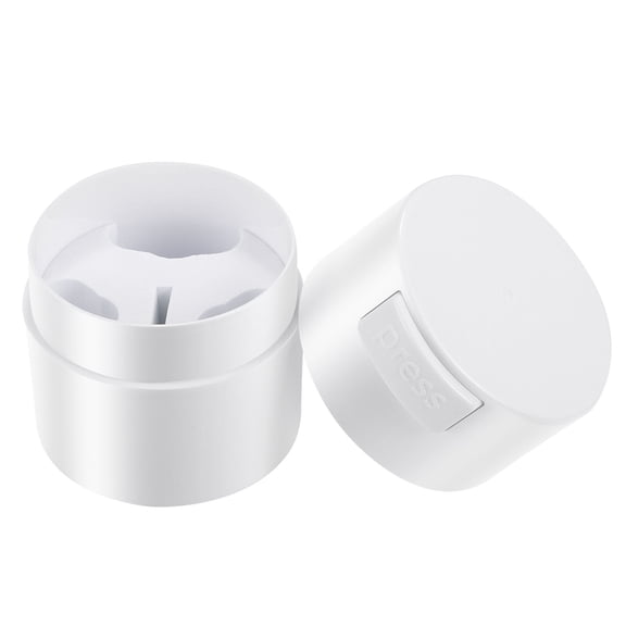 Eyelash Glue Container for Storage White ABS MoistureProof LeakProof Compact Tank Holds 3 Bottles