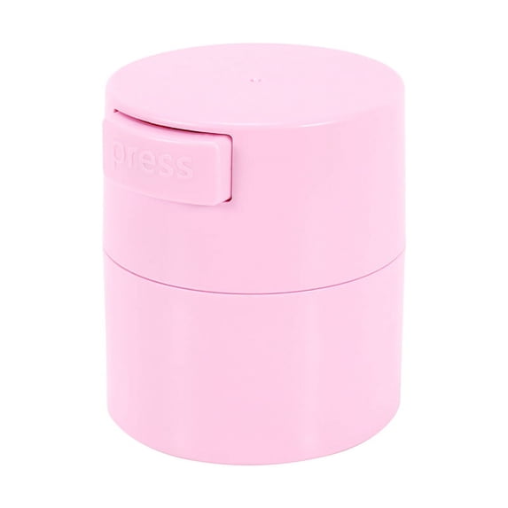 Eyelash Glue Storage Tank Eyelashes Extension Glue Adhesive Stand Jar Activated Sealed Box 4 Cells Container Pink
