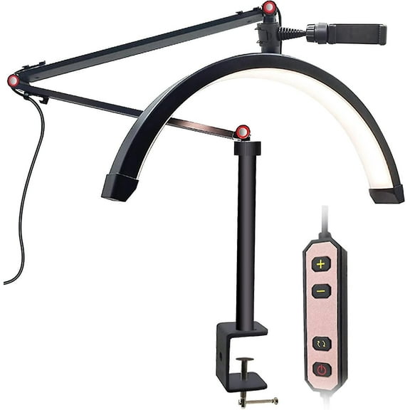 CCNZZITSHT Eyelash Led Floor Light, Half Moon Lamp For Lash Extension, 20w Led Moon Light Lighting For Beauty, Skincare, Lashes, Eyebrows