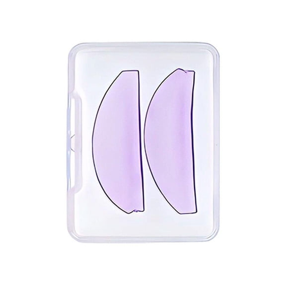 Eyelash Perm Pads Self Adhesive Reusable Silicone Lash Lift Tool for Home Salon Use 1 Pair