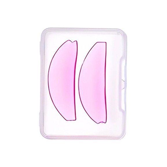 Eyelash Perm Pads Self Adhesive Reusable Silicone Lash Lift Tool for Home Salon Use 1 Pair