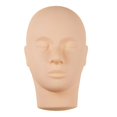 thumbnail image 1 of Eyelash Practice Training Head For Makeup Cosmetology Flat Soft Silicone Head, 1 of 3