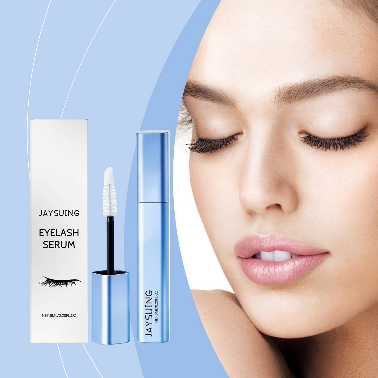 Eyelash Serum – NUNA Lash Enhancer with Vitamin E, Sweatproof