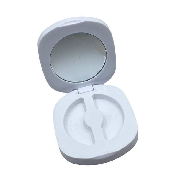 Eyelash Storage Box With Mirrour,Circles Packaging Holder Case,Empty Lash Organizers Container for Travel Cosmetic Case
