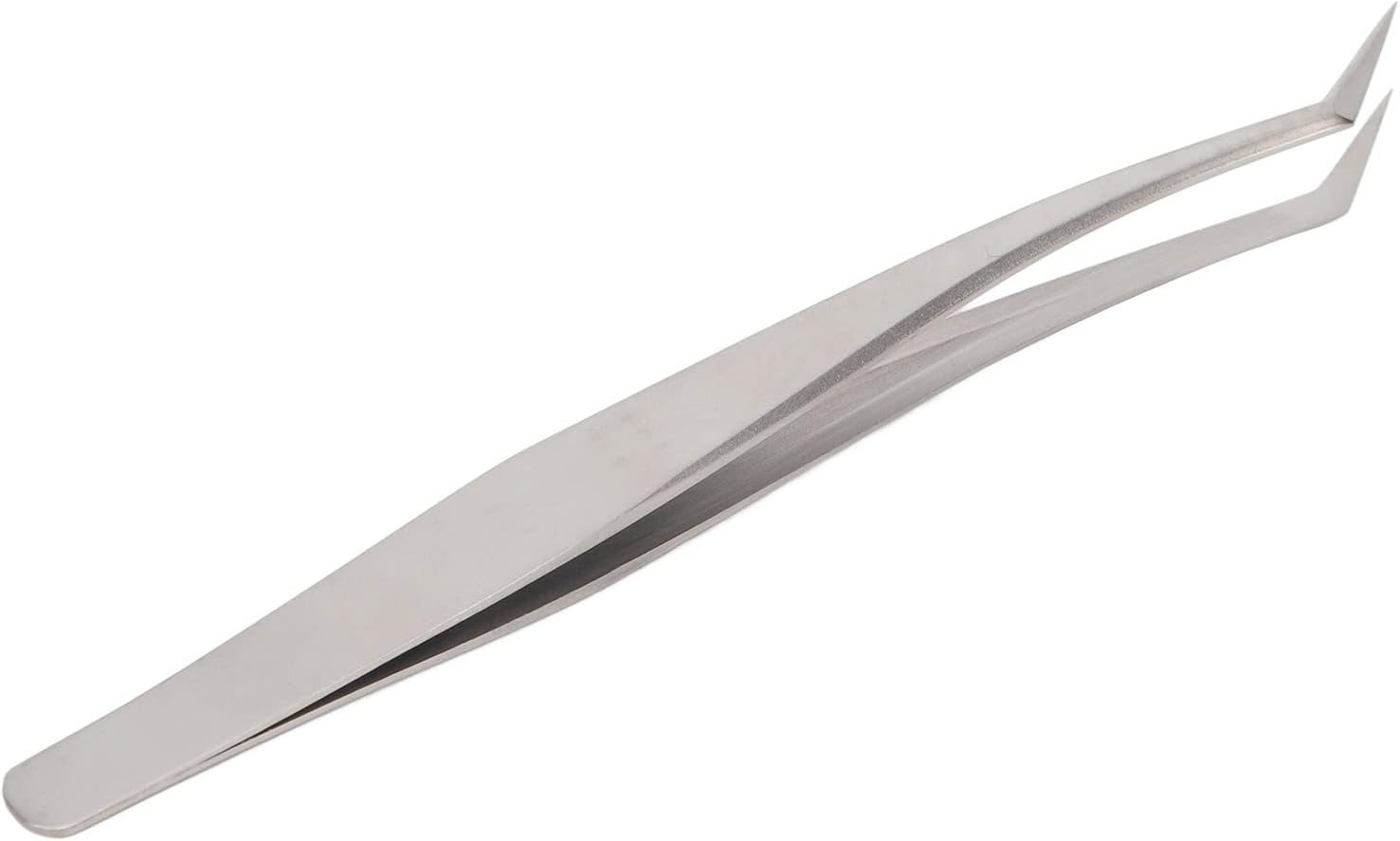 Eyelash Tweezer, Professional Stainless Steel Eyeash Extension Tweezer