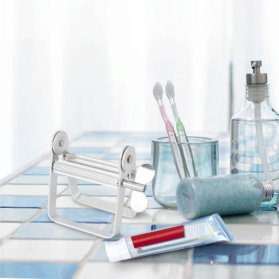 Eyelash Tweezers, Fluorescent Orange, 1 Pctoothpaste Tubes Squeezer Dispenser Metal Tubes Squeezer for Tooth Paste/Paint Tubes/Cosmetics/Color Dye/Hand Creams/Artist/Hair Salon/Pai Makeup Organizers