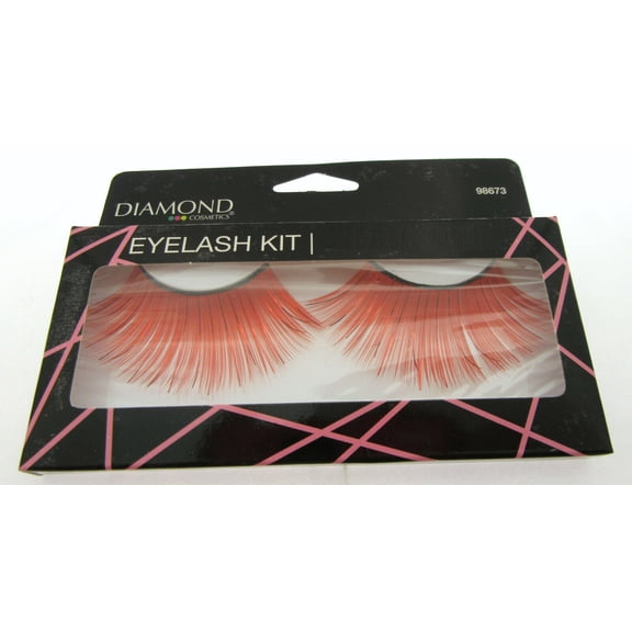 Eyelashes ~ Burnt Orange ~ Adhesive Included ~ Eye Lash Lashes ~ Costume Wear