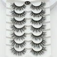 thumbnail image 1 of Eyelashes False Eyelashes Lashes 5 Pairs Soft 3D 6D Volume Eyelashes Packs for Dramatic, 1 of 8
