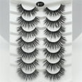 thumbnail image 1 of Eyelashes False Eyelashes Lashes 5 Pairs Soft 3D 6D Volume Eyelashes Packs for Dramatic, 1 of 8