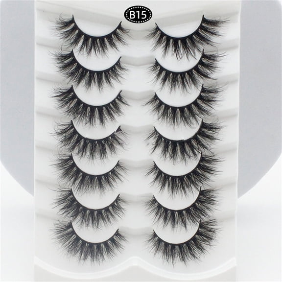 Eyelashes False Eyelashes Lashes 5 Pairs Soft 3D 6D Volume Eyelashes Packs for Dramatic