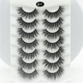 thumbnail image 1 of 5 Pairs Soft Lashes 3D 6D Volume Eyelashes Natural Reusable False Eyelash Set, 1 of 8