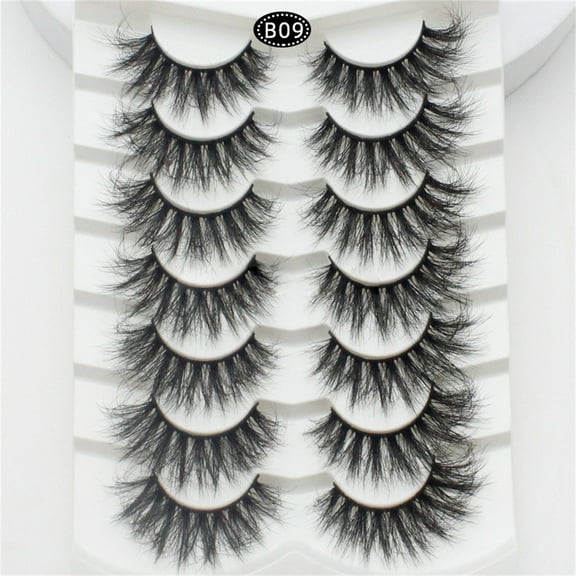 Eyelashes False Eyelashes Lashes 5 Pairs Soft 3D 6D Volume Packs for Dramatic Eye