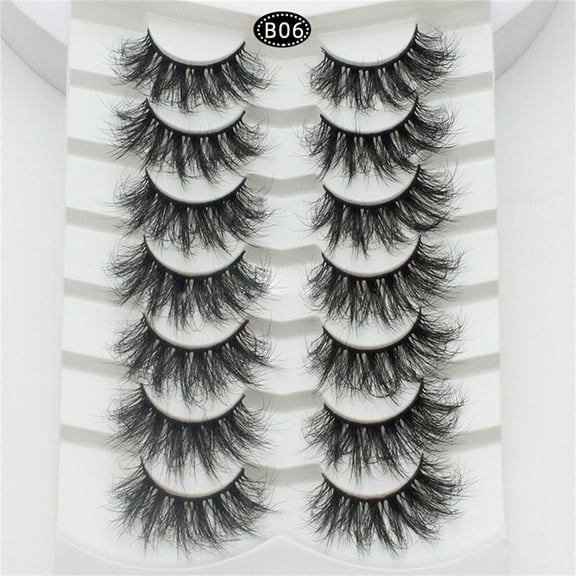 Eyelashes False Eyelashes Lashes 5 Pairs Soft Volume Eyelashes Packs for Dramatic