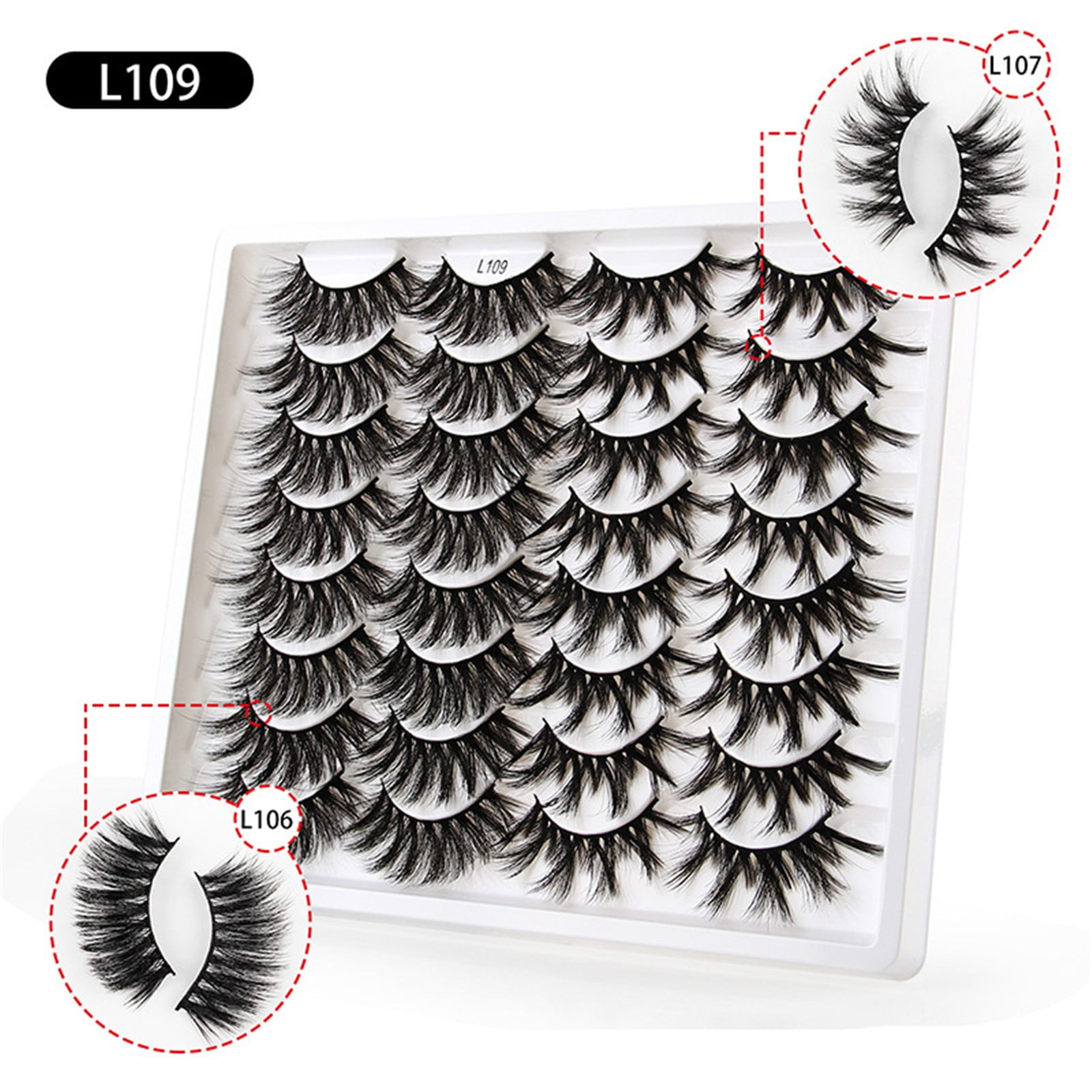 Eyelashes Various Styles Mixed Lashes Pack Volume Natural Wispy Deals