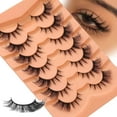 thumbnail image 1 of Eyelashes Wispy Lashes Extension Clusters Natural DIY Individual Lashes for Volume Length and Fluttery Look 14Pcs Set, 1 of 6