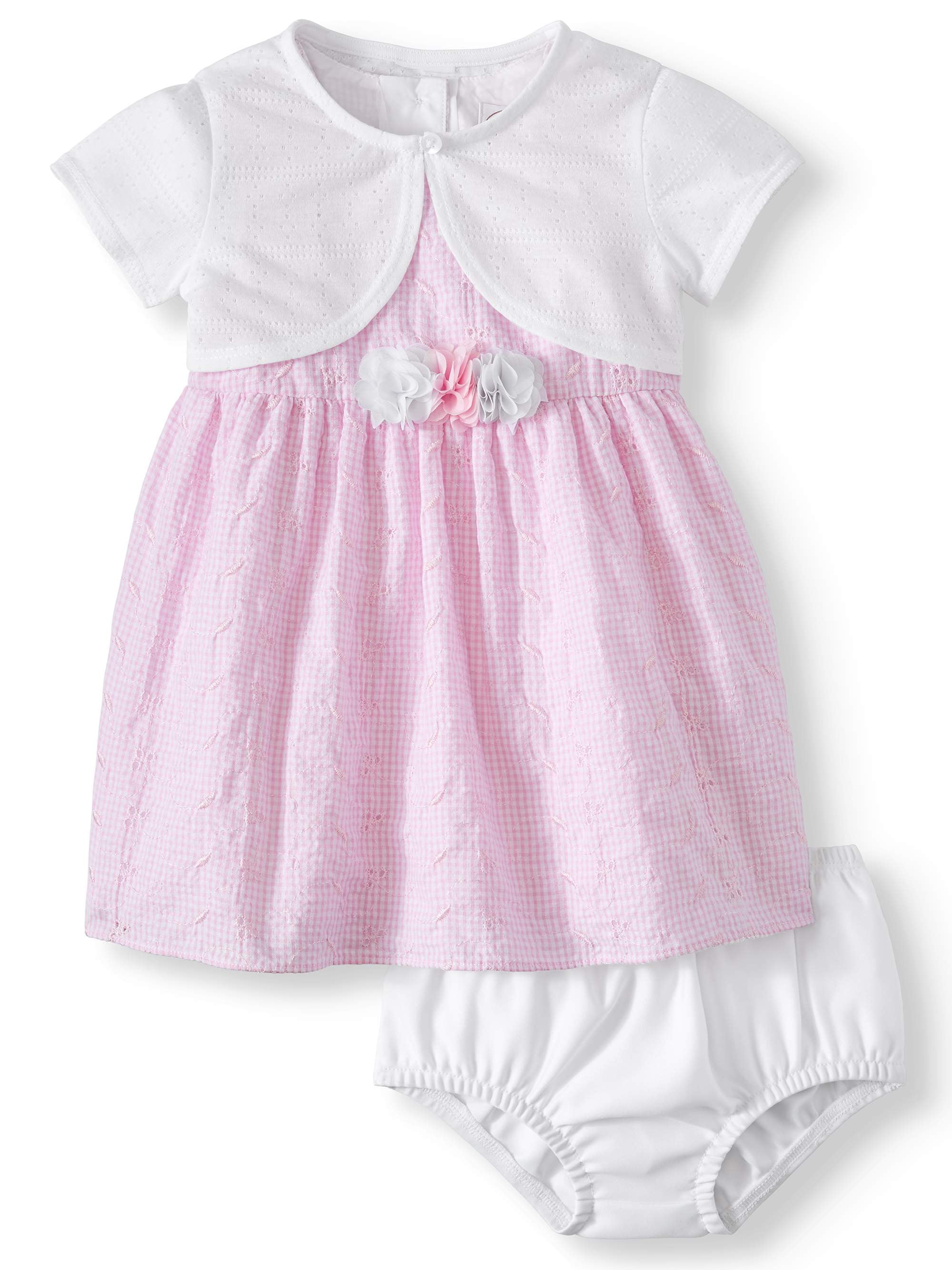 Baby girl shrug dress set clearance