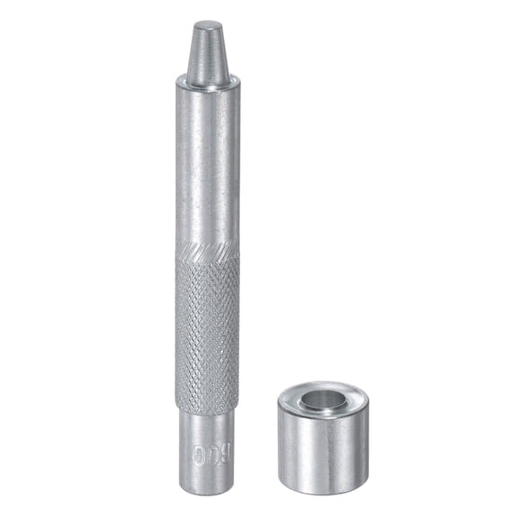 Eyelet Hole Punch Die Tool 8mm Grommet Setter Install Tool with Base for Fabric Crafts