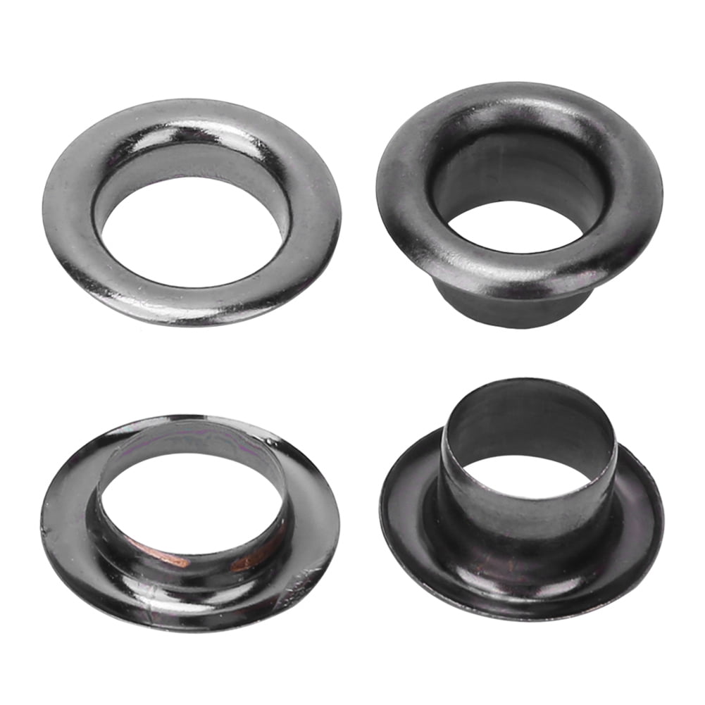Eyelet Hollow Rivet, 100PCS 6mm Metal Eyelets For Clothing Bag Belt