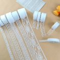 thumbnail image 1 of Eyelet Lace Trim Cotton White Lace Ribbon Embroidery Trim for Sewing Craft Fabric for Home Decor Supply,Width 0.59 inch, 1 of 5