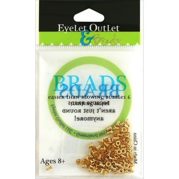 Eyelet Outlet Eyelest 1/16" 100/Pkg-Gold