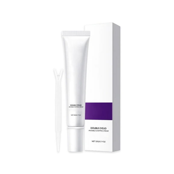 Eyelid Glue for Hooded Eyes,Double Eyelid Pen Glue Invisible Double Eyelid Styling Cream Stick Long Lasting Liquid Eyelid Tape Stickers Cream Double Eyelid Serum(1pc 20g/0.71oz)