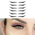thumbnail image 1 of Eyelid Line Stick, Reusable Eyeliner Stickers, Cat Eye Makeup, Wing-Tip Sticker Kit, Lazy Person Eyeliner Makeup Sticker - 6 Pair, 1 of 10