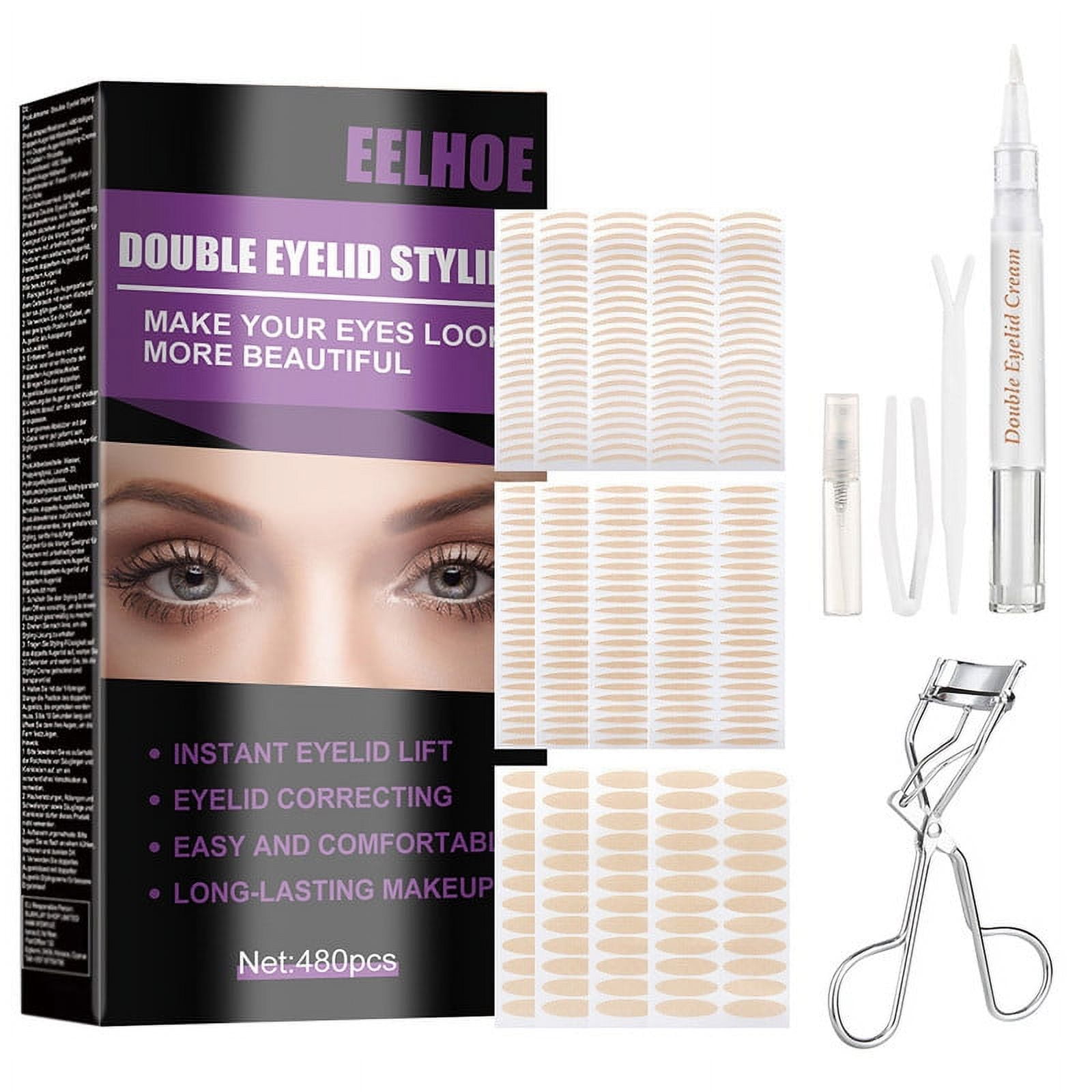 Miuline 40pcs Face Lift Tape Invisible Face Lifting Stickers Face Lifting  Patch with 3 Lifting Ropes Adhesive Double Chin Tape V-line Face Wrinkle