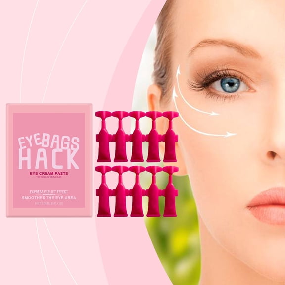 Eyelift Effect Against Bags & Visibly Smooth Eyes In 2 Minutes Flex Film Technology For Up To 10 Hours Effect 5 X Resealable Mini Tubes (1ML*10)