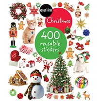 Pre-Owned Eyelike Stickers: Christmas : 400 Reusable Stickers (Paperback) 9780761186144