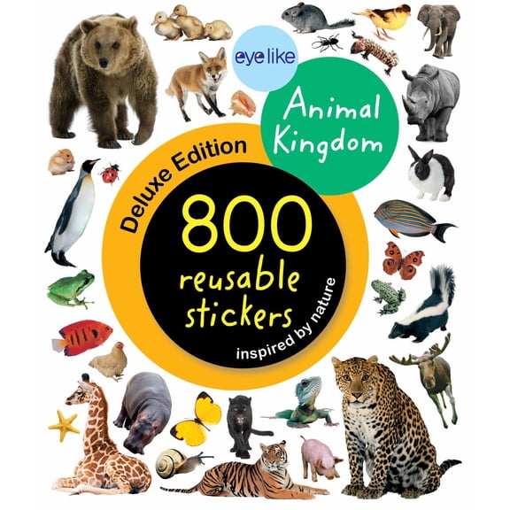 Workman Publishing: Eyelike Stickers Deluxe: Animal Kingdom (Paperback)