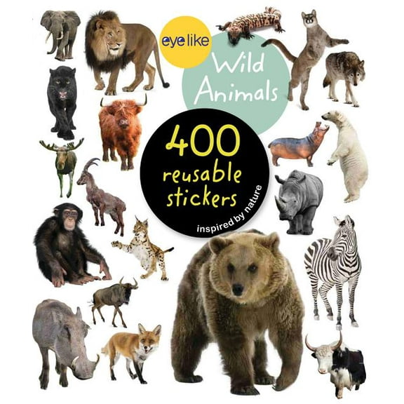 Eyelike Stickers: Wild Animals - Paperback