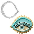 thumbnail image 1 of Eyeliner Cookie Cutter 4 Inch Made in USA by WONDERTORY, 1 of 8