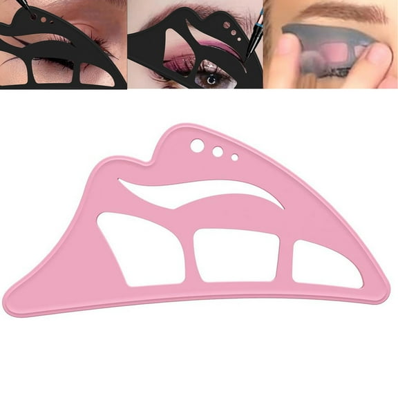 Clearance Under $5 Eyeliner Guide Tool,Eyeshadow Tool,Eyeliner Guide,Eyeshadow Guide,Eye Shadow Tools,Eye Shadow Makeup Tools,Eye Shadow Templates(Pink 3.35*1.69*0.07in)from Biweutydys