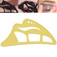 thumbnail image 1 of Clearance Under $5 Eyeliner Guide Tool,Eyeshadow Tool,Eyeliner Guide,Eyeshadow Guide,Eye Shadow Tools,Eye Shadow Makeup Tools,Eye Shadow Templates(Yellow 3.35*1.69*0.07in)from Biweutydys, 1 of 10