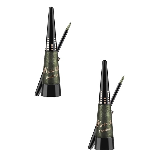 Eyeliner Lásh Glue Pen – Waterproof EyéLásh Glue Pen with Applicator, Latex Free Lásh Glue Liner Pen for False Láshes, Face Jewels & Glitter, Strong All-Day Hold, Smudge-Pro 1PC*2 Makeup Organizers