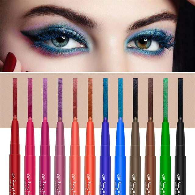 Eyeliner Pencil Colorful Eyeliner Pen LongLasting SweatProof No