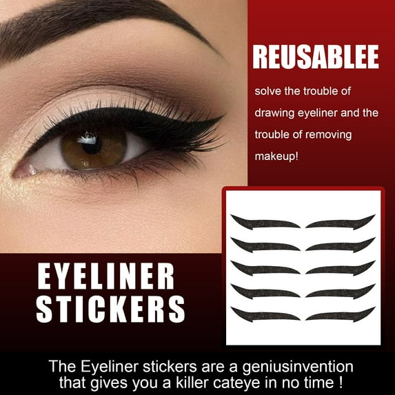 Eyeliner Reusable Eyeliner Stickers Reusable Eyeliner Sticke You Can Get 5pair/10pc Back to school wedding gifts