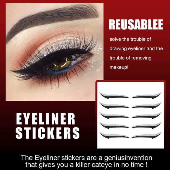 Eyeliner Reusable Eyeliner Stickers Reusable Eyeliner Sticke You Can Get 5pair/10pc Back to school wedding gifts