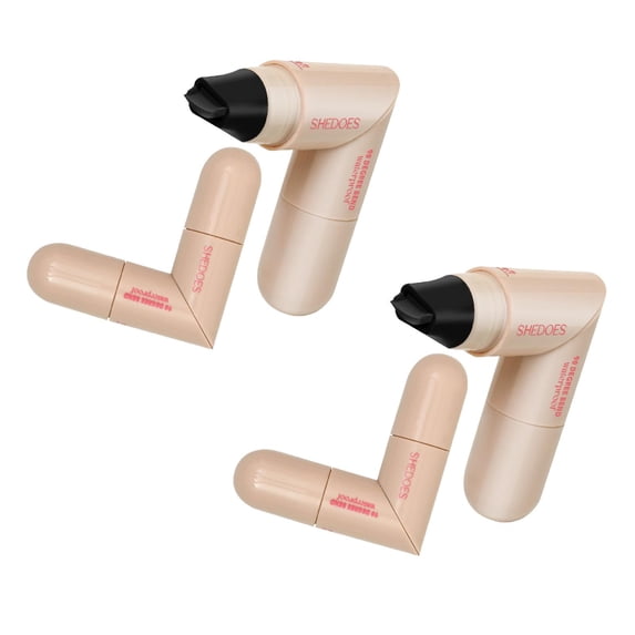 Eyeliner Stamp - Heart Wing Liner Stamp, 1ml Liquid Eyeliner, Long Lasting, Smudgeproof, Easy Winged Application, Double Head Design, Precision Makeup Tool, Women, Portable 1 PC*2