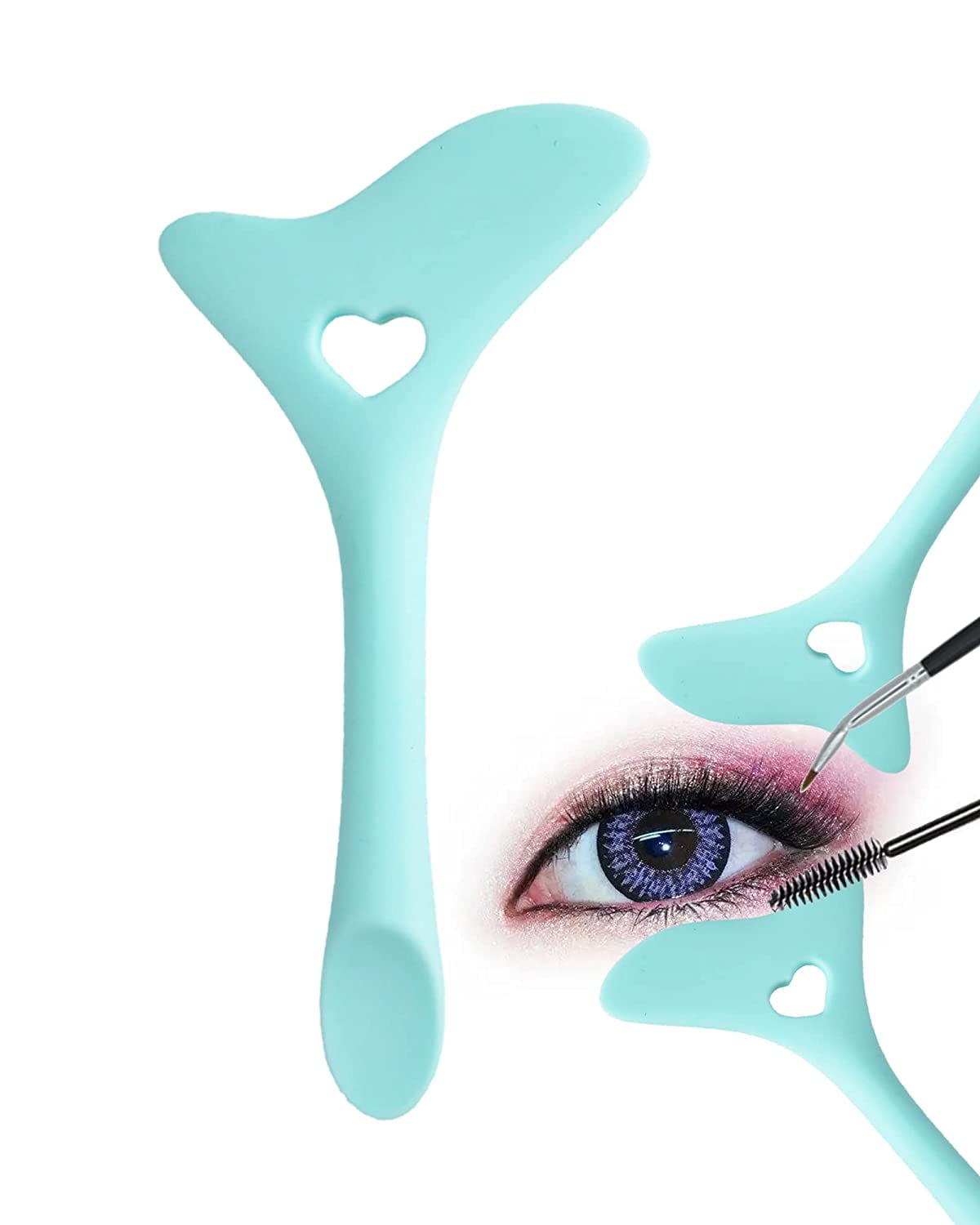 Eyeliner Stencil Silicone Winged Tip Eyeliner Aid Eyebrow Pencil