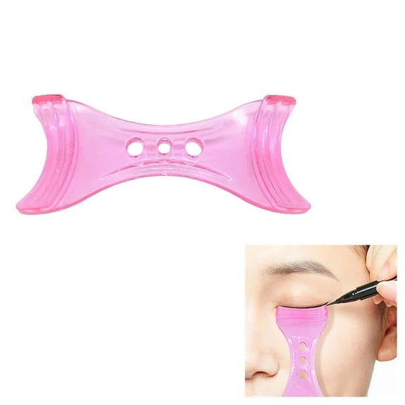 Eyeliner Stencil Tool, Reusable Plastic Eyeliner Drawing Auxiliary Template
