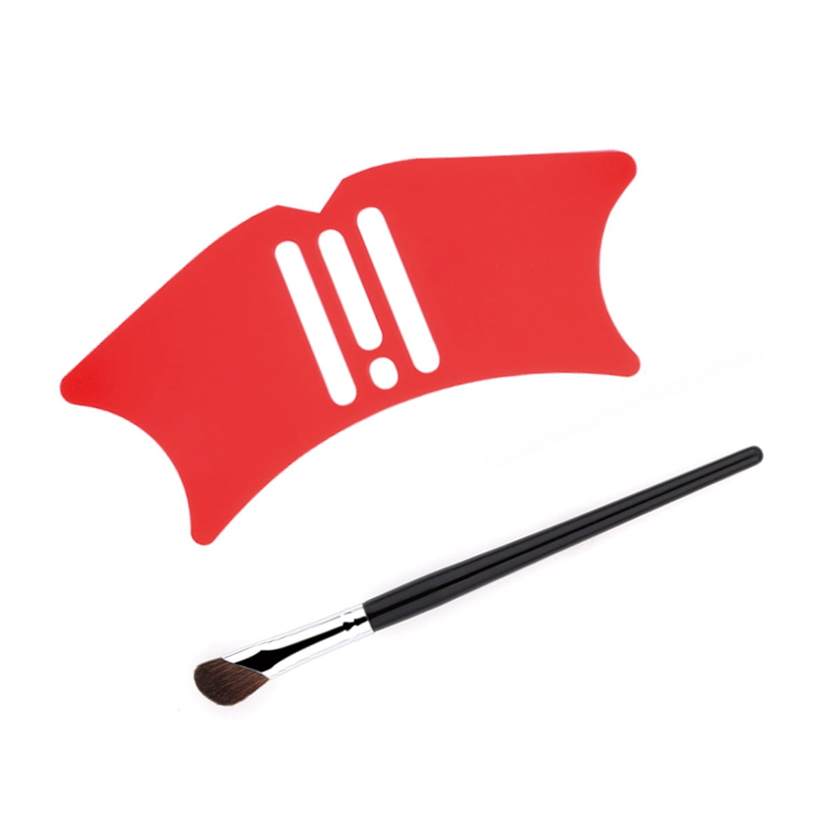 Silicone Eyebrow & Eyeliner Stencil - Reusable Winged Tip Guide, Cat Eye Template, Makeup Aid