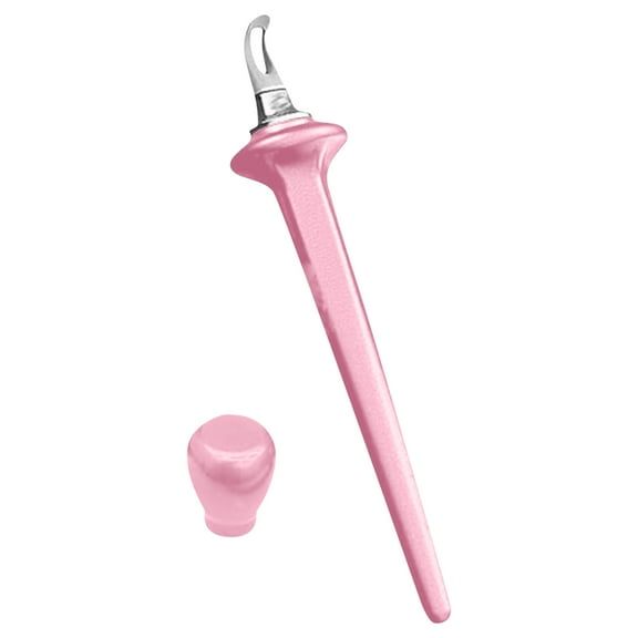 Eyeliner Tool, Waterproof & No-Skip Silicone Eyeliner Applicator Tool Long With Cream, Multi-Purpose Eyeshadow Stencil Make-Up Application Tool, Eyeline Brush Guide, Pink Pen