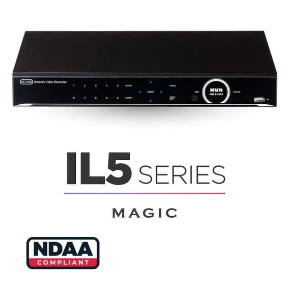 Eyemax Magic Viewer IL5 Series NVST-IL5216E 16CH 4K NVR System Network Video Recorder 16 POE Inputs -4TB HDD-