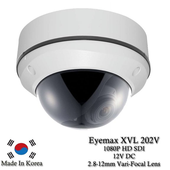 Eyemax Storm Series XVL-202V 1080P HD-SDI Vandal DOME Camera 2.8-12mm 12V DC