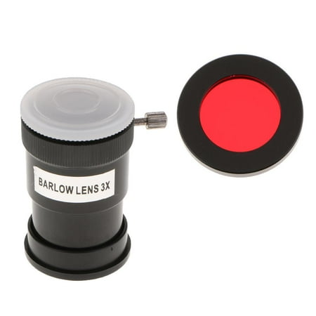 Eyepiece 1.25inch Lens 3X Magnification for Reflector Refractor Observation